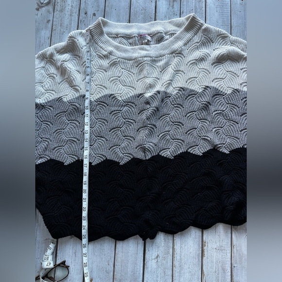 Andree by Unit | Tri color | knit | bat wing | sweater | 3x - Picture 3 of 9
